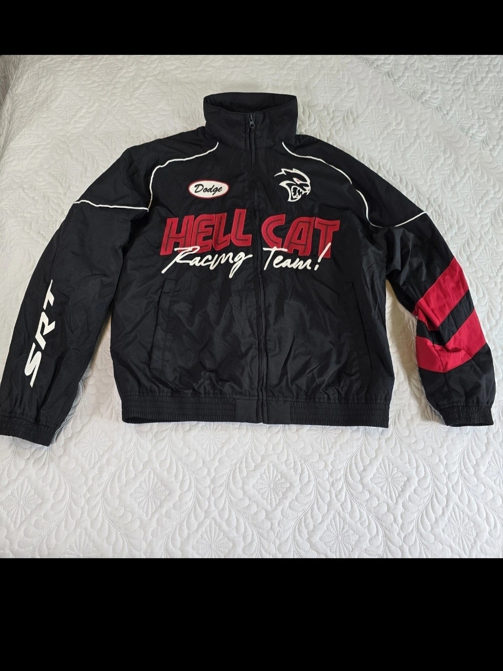 Hollister Dodge Hellcat Graphic Track Jacket Mens sz Small
